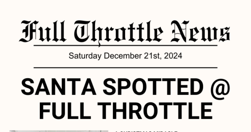 Full Throttle Presents Pictures with Biker Santa