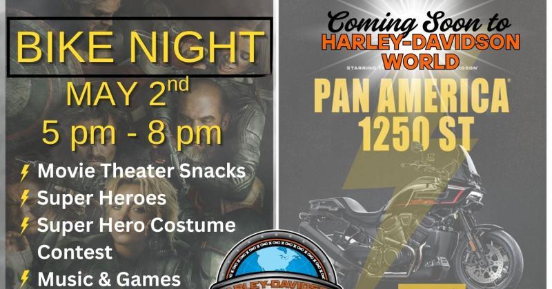 Super Hero Bike Night