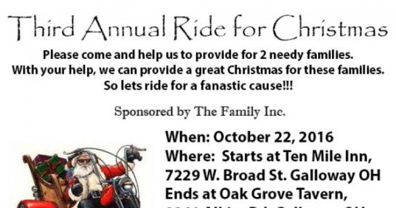 Third Annual Ride for Chirstmas