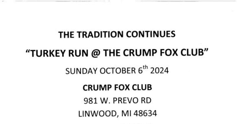 "Turkey Run 2024" Poker Run