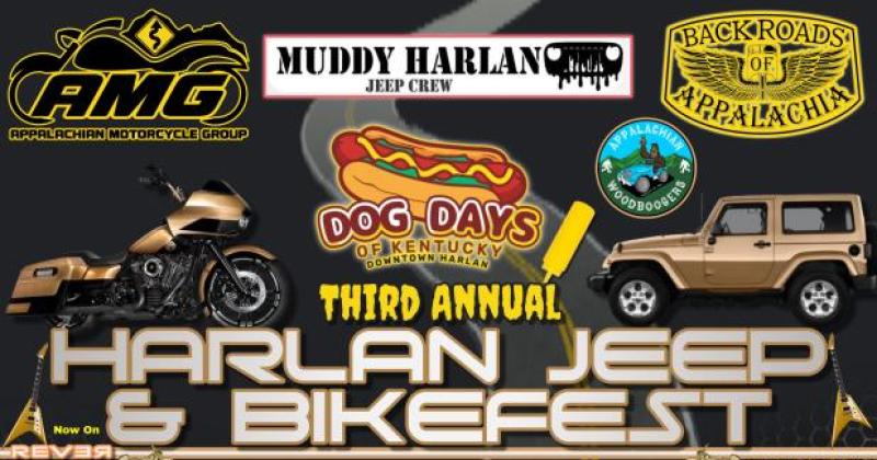 AMG/BOA HARLAN JEEP and BIKEFEST and Jeep/Bike Show!!